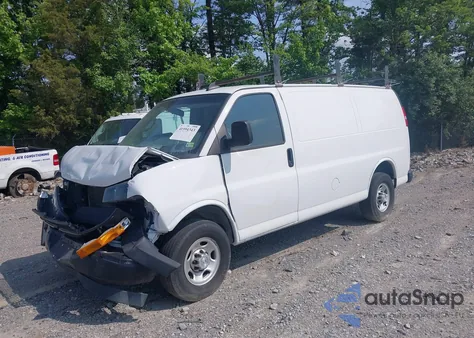 2021 Chevrolet Express Cargo Rwd 2500 Regular Wheelbase Wt из США, поврежденный, VIN 1GCWGAF71M1154667